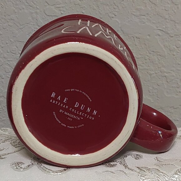 Rae Dunn Artisan Collection HAPPY CAMPER Coffee Mug - Picture 14 of 15